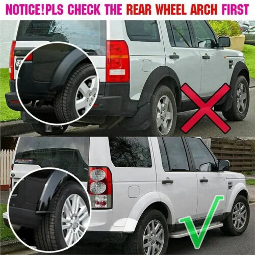 4PCS Front Rear Mudguard   Mudflap for   4 LR4 2009-2017 1