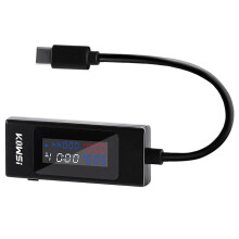KOWSI KWS-065C Type-C USB-C 4-30V Voltage Meter Timing Ammeter Digital Monitor USB Charger Tester Power Meter