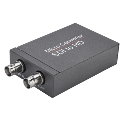 SDI para  CompatíVel com Adaptador SDI Microconversor de VíDeo HD 3G com DetecçãO AutomáTica de Formato de áUdio para Câmera
