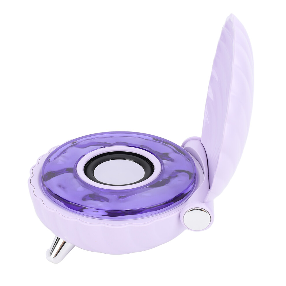 Compact Seashell Bluetooth Speaker Violet Light 7340572530882