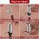 Electric Wine Pourer,Touchless Automatic Beverage Pourer, Rechargeable Wine Dispenser with Lockable Wine Stopper, 5