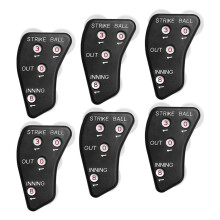 Clicker per Arbitro di Baseball A 4 Ruote - Indicatore per Arbitro - Pratico Contatore di Baseball per la Registrazione Delle Uscite del Segnapunti