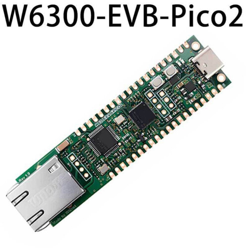 For Raspberry Pi  2 RP2350A W6300-EVB Ethernet Development Board ETH RJ45 Type-C W6300-EVB-Pico2 1