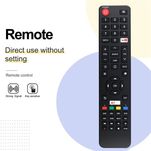 Replace 06T-532W54-TY03X Remote Control for Edison  TV Remote Control 2