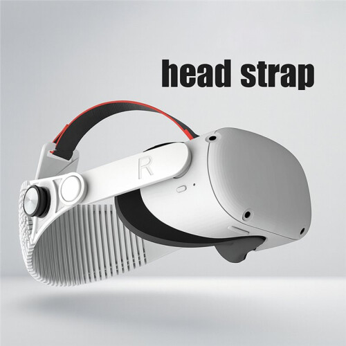 Adjustable Elite  Strap for Meta  Quest 2 VR Soft Silicone Support Comfortable Enhanced VR Accessories White 2