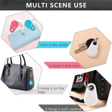 Key Finder Locator, 5 Pack Wireless Anti Lost GPS Tracker Sensor Device for Keys, Pets,Wallets, Luggage,5 Colors