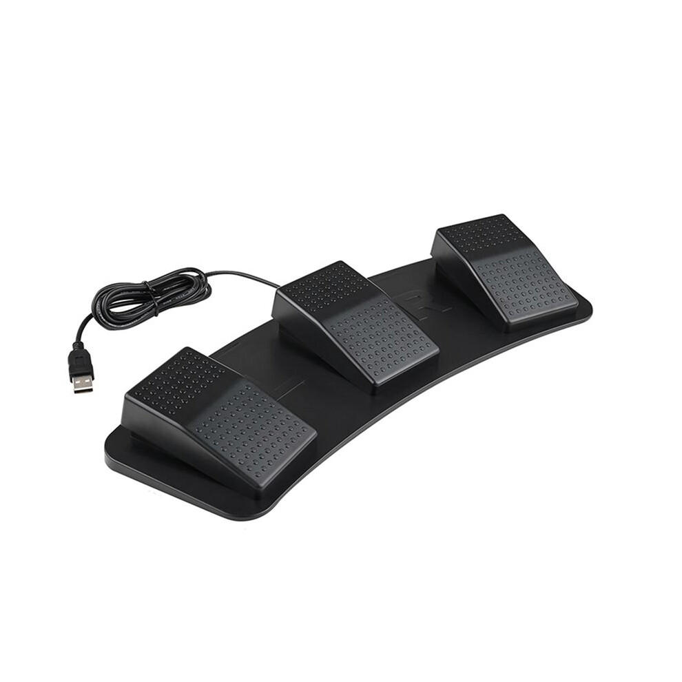 Usb Triple Foot Switcher Controller Key Customized Keyboard Gaming Multimedia Action Pedal For Computer 6132829089646