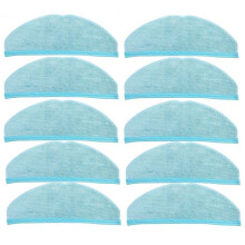 10 Pezzi Adatto per Cecotec Conga 8090 9090 Spazzare Robot Accessori Mop Pulizia Straccio