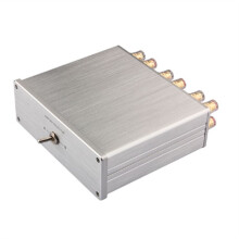 HIFI Lossless 4 IN 1 Out 2 IN 1 OUT Hifi Stereo RCA Audio Source Input Signal Switcher Splitter Selector Box(A)