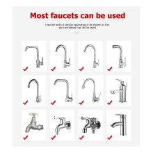 UFO-Shaped 360 Swivel Kitchen Faucet Extender,Anti- Dual-Function Kitchen Faucet Sprayer Attachment Shower