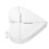 White Heart Foam Cake Dummy for Wedding Decor Practice Model 2