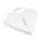White Heart Foam Cake Dummy for Wedding Decor Practice Model 3