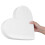 White Heart Foam Cake Dummy for Wedding Decor Practice Model 4