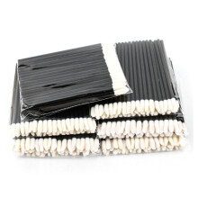 100 Pezzi di Pennello per Labbra Portatile Pennello per Rossetto Usa e Getta Nero Strumenti per il Trucco di Bellezza