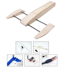 RC Schnellboot HöLzerner Sponson Outrigger Shrimp Schnellboot ModellbausäTze Funkferngesteuertes Schnellboot, Komplettbausatz
