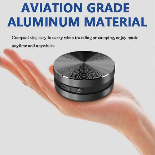 （Black)new bone conduction bluetooth speaker metal shell with suction cup black technology speaker 2