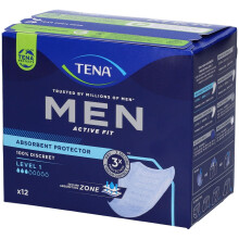 TENA FOR MEN LEVEL 1 12'S