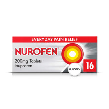 Nurofen Ibuprofen 200mg Tablets, 16 Caplets for Headache, Migraine, Back Pain, C
