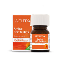 Weleda Arnica 30C Tablets, Organic Arnica Montana, Licensed Homeopathic Medicinal Product, Remedy for Men & Women, Grown Biodynamically, Vegetarian,