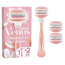 Gillette Venus ComfortGlide Women's Razor Spa Breeze, 1 Refill Cartrid
