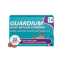 Guardium Esomeprazole Acid Reflux Tablets, 14 Pack - Indigestion &