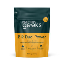 Vitamin B12 Tablets High Strength - 1 Year Supply (365 Tablets) - 1000mcg Dual P