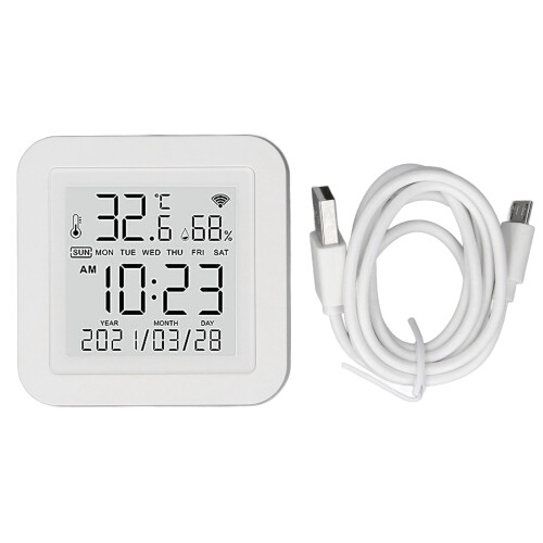 Igrometro LED blu 2,4 GHz termometro da interno 1