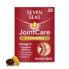 Seven Seas JointCare Plus Turmeric, with Omega-3, Glucosamine, Chondroitin, Vita