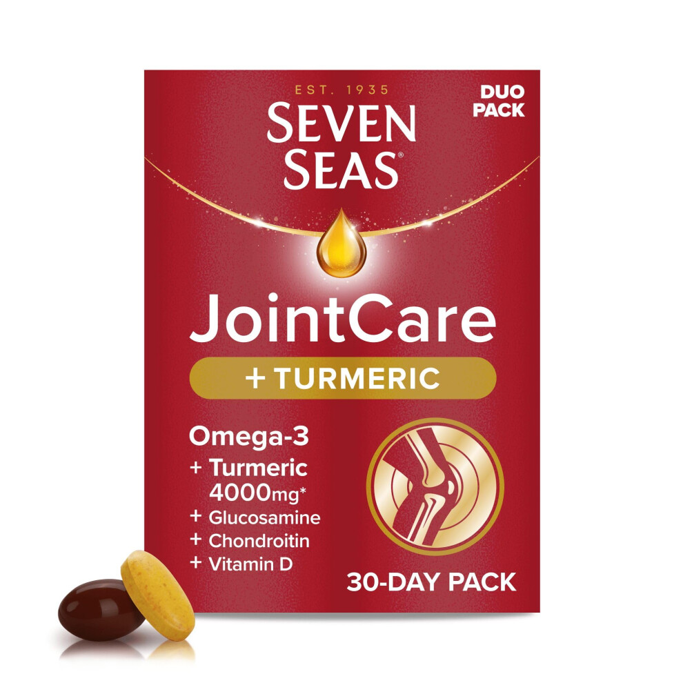 Seven Seas Jointcare Plus Turmeric With Omega|3 Glucosamine Chondroitin Vitamins C And