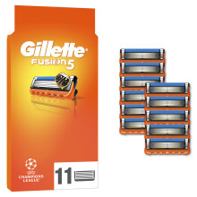 Gillette Fusion5 Blades Men's Shaving Refills Pack of 11 Precision Trimmer Anti|Friction