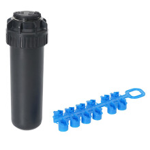Duză telescopică de aspersoare din plastic îngropată, 18,5 cm