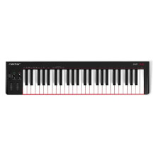Nektar SE49 USB MIDI Keyboard Controller with Nektar DAW Integration,Black white Grey