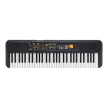 Yamaha PSR-F52 Digital Keyboard,Compact digital keyboard for beginners with 61 keys, 144 instrument voices and 158 accompaniment styles,black,920 mm