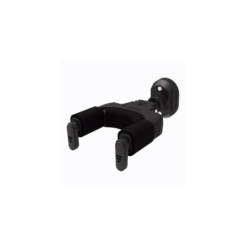Auphy Guitar Wall Mount With Auto-Lock & Auto-Rotate Mechanism | 10Kg+ Heavy Duty | Universal Hanger For All Headstock/Neck Widths, Classical, Acoust 71534060