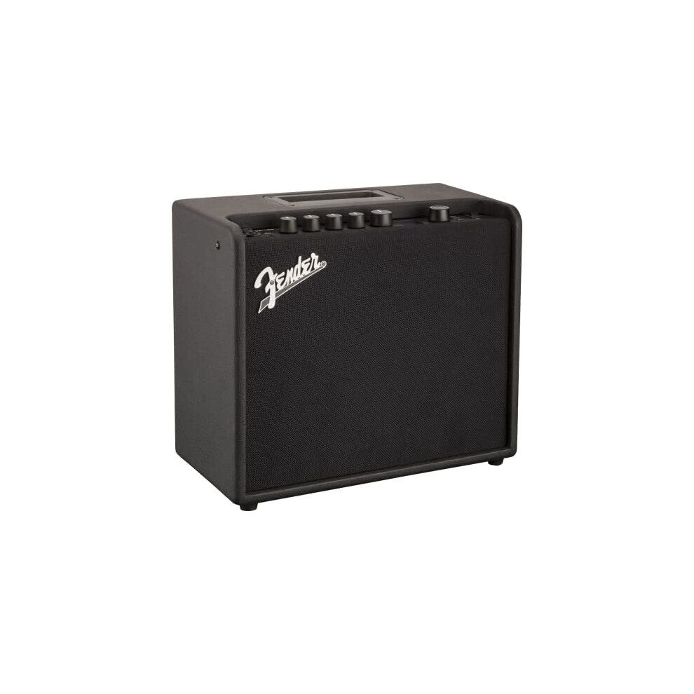 Fender Mustang Lt25 Guitar Amplifier, 25W With Versatile Tones, 60 Presets, 20 Amp Types, 25 Effects, A Simple User Interface, With Built In Tuner An