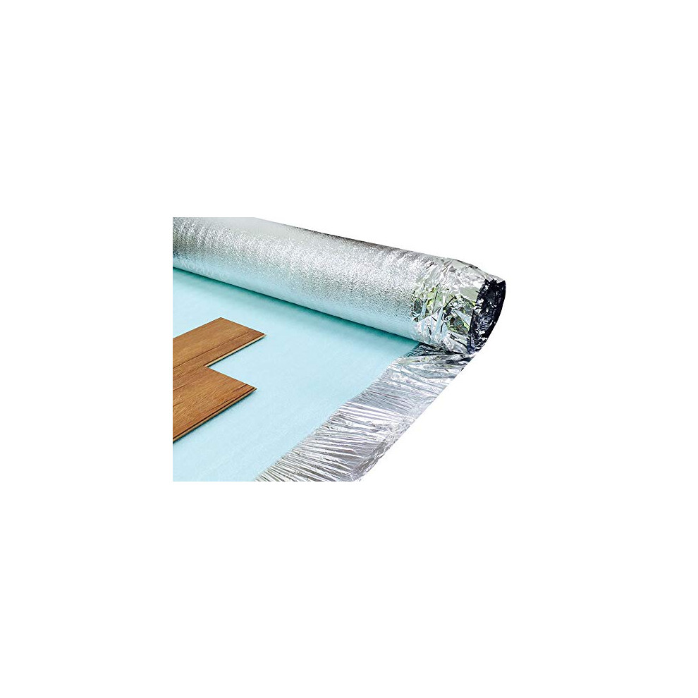 Royale 3Mm Acoustic Underlay For Wood Or Laminate Flooring - 15M2 Roll Silver