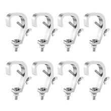 WorldLite Premium Stage Lighting Clamps - 8PCS Truss C-Clamps for