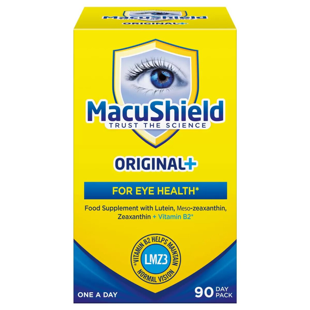 Macushield Original Plus Capsules - 90-Day Pack, Eye Health Supplement