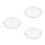 3Pièces Assiettes En Verre Faciles À Pour Repas 10