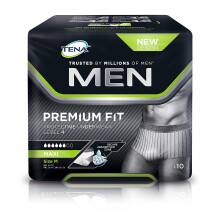 Tena Men Premium Fit Protective Underwear Level 4 - S/M (12 Packs of 1