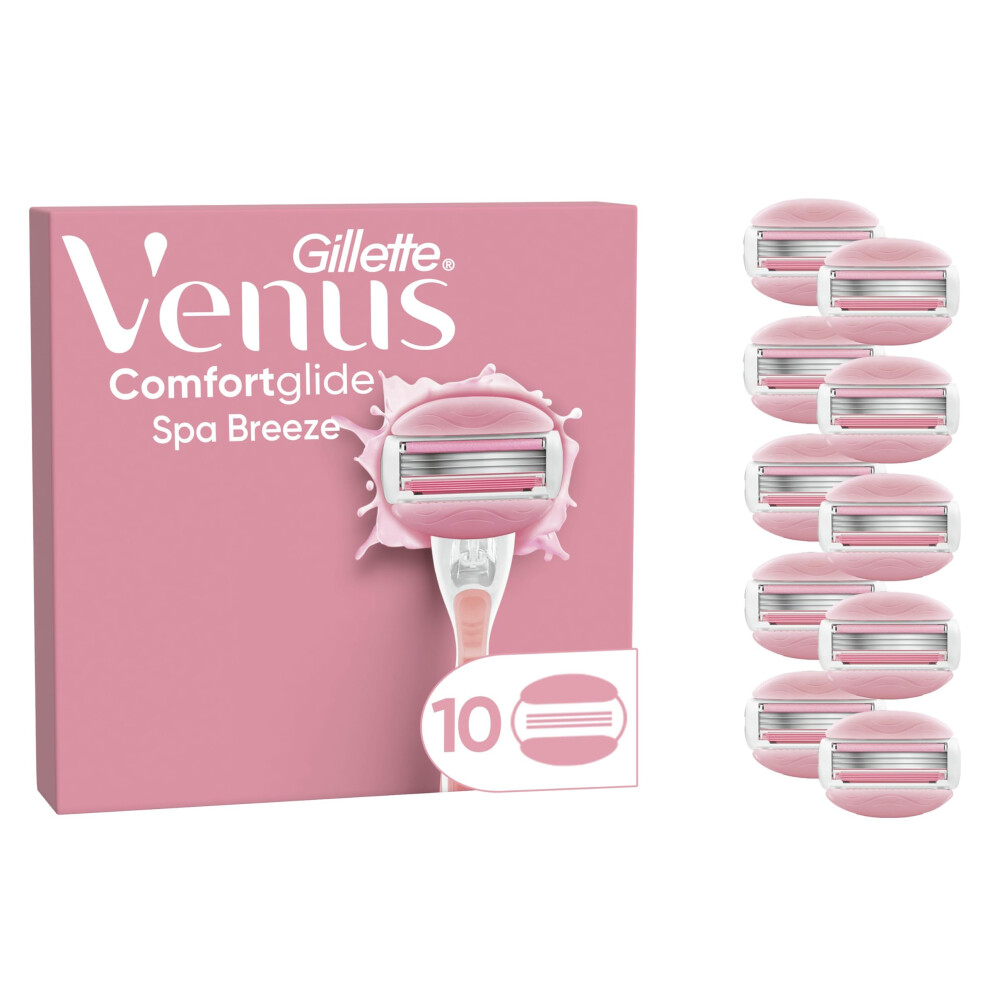 Gillette Venus Comfortglide Spa Breeze Women's Razor Blade Refills, Pa