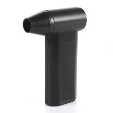 Turbo Jet Fan Spolverino Portatile con Impugnatura A 4 Livelli Regolabile per La Pulizia Della Tastiera e 'Auto, Capelli Asciutti, Nero