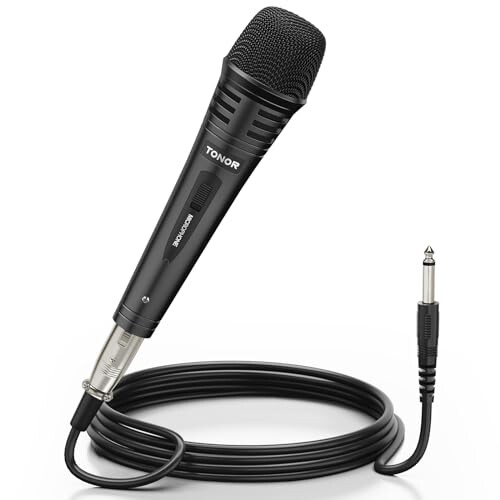 TONOR Dynamic Karaoke Microphone for Singing with 16.4ft/ 5M XLR