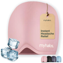MyHalos Migraine Relief Cap - Wearable Ice Pack Cold Wrap Hat -Reusab