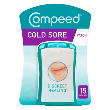 Compeed Hydrocolloid Cold Sore Treatment Patches (15 Invisible