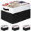 Wardrobe Storage Basket Folding Fabric Bathroom Organizer Handle/Laundry Organizer 1