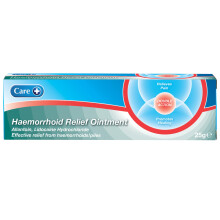 Care Haemorrhoid Cream 25g, for The Relief of External Haemorrhoids, D