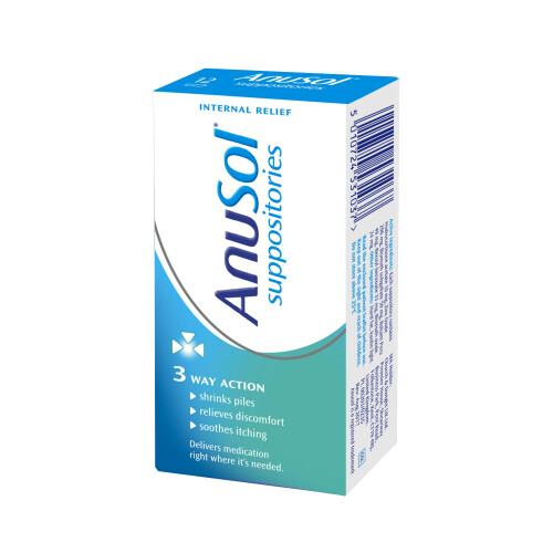 Anusol, Suppositories Treatment for Haemorrhoids Shrinks Piles