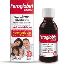 Feroglobin Vitabiotics Gentle Iron and Nutrient Liquid, Reduce Tiredne