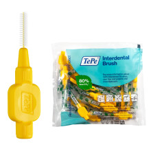 TePe Original interdental brushes 0.7 mm yellow (pack of 25) multi-pac